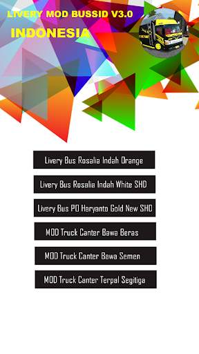 Mod Bussid Truck Canter 2019 screenshot 1