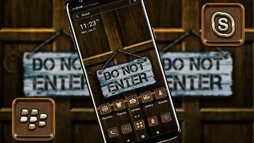 Do Not Enter Launcher Theme screenshot 1