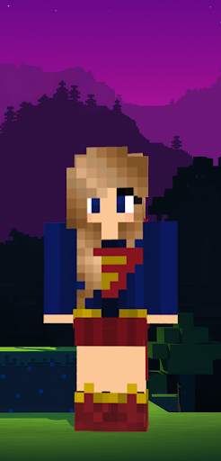 Supergirl Skin for Minecraft screenshot 1