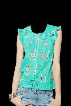 Girls Jeans Top Photo Suit Editor screenshot 2