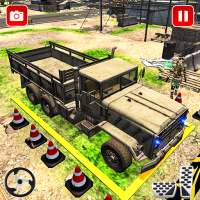 Army Truck Driving Real Simulator Military games logo