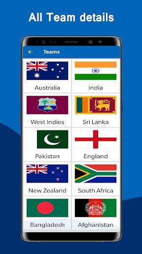 Cricket Cup 2019 Time Table Schedule Live Score screenshot 4