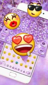 Purple Drop Flower keyboard 3 تصوير الشاشة