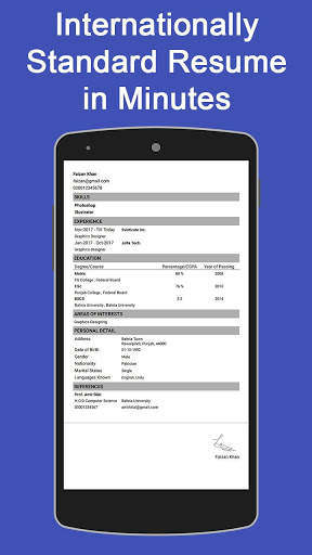 CV Resume Builder - PDF 6 تصوير الشاشة