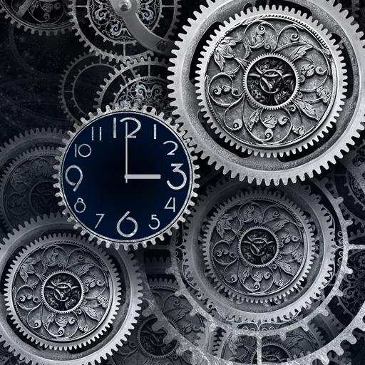 FREE Black Clock LiveWallpaper 2.03