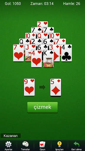 Piramit Solitaire - Kart screenshot 2