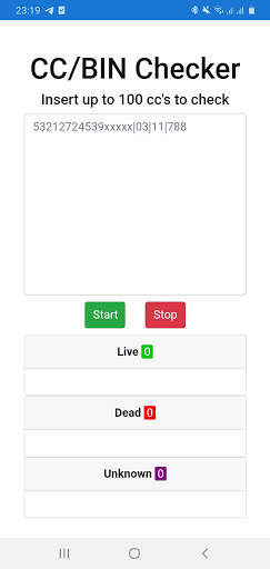 Cc checker Namso gen screenshot 1