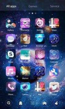 Universe 3D Go Launcher Theme screenshot 3
