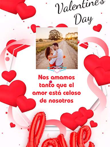 Tarjetas de amor con fotos screenshot 1