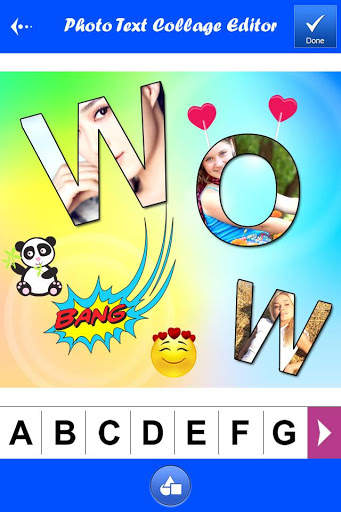 Photo Text Collage Editor screenshot 4