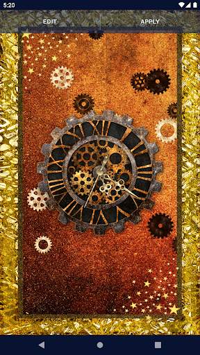 Steampunk Clock Wallpaper screenshot 3