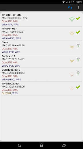 Wifi WPS Plus (Français) screenshot 1