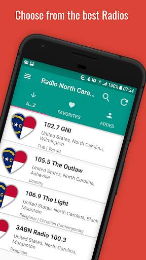 📻 🇺🇸 North Carolina Radio screenshot 1
