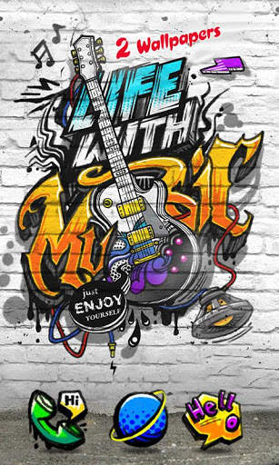 Music life GO Launcher Theme screenshot 1