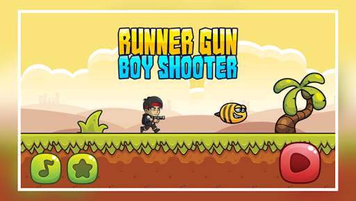 online shooting games -Runner Gun Boy Shooter screenshot 1