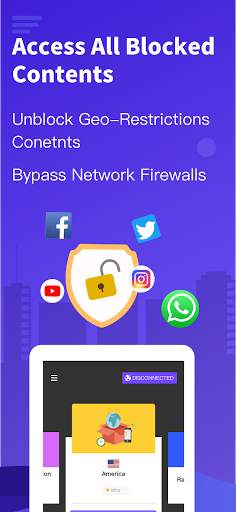 SuperNet VPN- Free Unlimited Proxy, Secure Browser screenshot 3