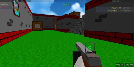 Shooting Zombie Blocky Gun Warfare screenshot 7