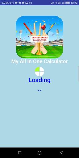 CRICKET SCORE CALCULATOR screenshot 1