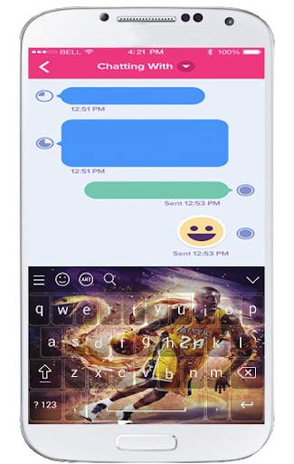 Keyboard For Kobe Bryant Theme screenshot 1