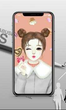 Kawaii Laurra Girl Wallpaper screenshot 2