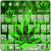 (FREE 2018)Weed Rasta Smoke Keyboard Theme أيقونة