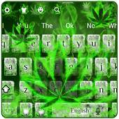 (FREE 2018)Weed Rasta Smoke Keyboard Theme 10001004