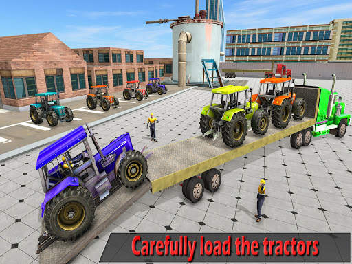 Farm Tractor 3D Transport: Truck Driving Simulator screenshot 4