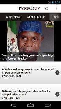 Peoples Daily Nigeria screenshot 2