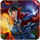 Superhero Dr. Black Magic : Strange Fighting Arena logo