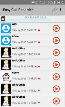 Easy Call Recorder screenshot 1