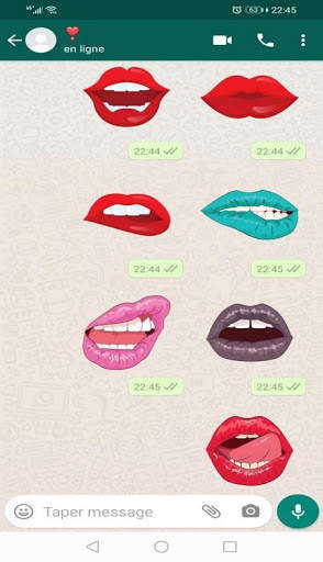 Kiss&Lips Stickers 2020 for Whatsapp screenshot 1