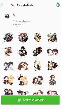 Demon Hunter Slayer stickers for Whatsapp screenshot 3