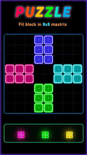 Block Puzzle Glow Style screenshot 1