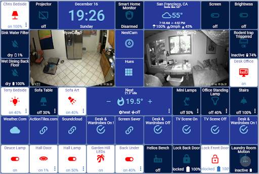 ActionTiles SmartThings custom web dashboard maker screenshot 1