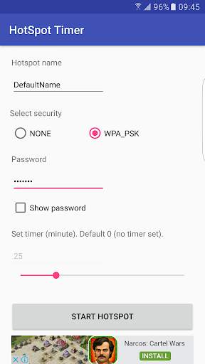 HotSpot Timer screenshot 1