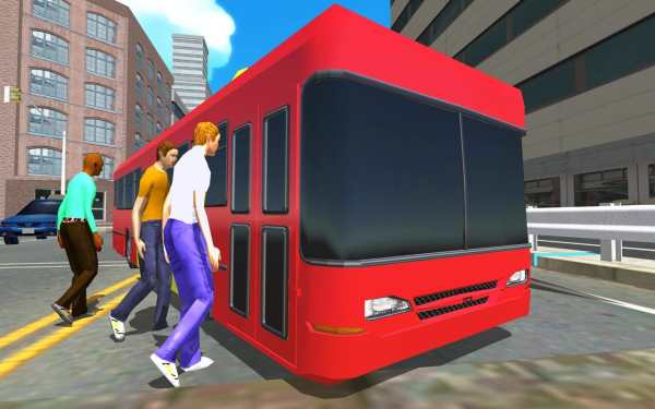 Bus Simulator 3D 2016 : City screenshot 4