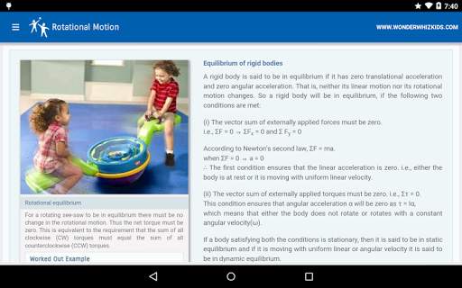 Rotational Motion screenshot 2