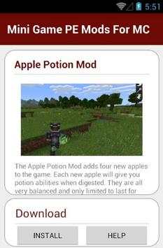 Mini Game PE Mods For MC स्क्रीनशॉट 6