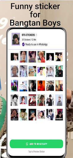 BTS Animated WhatsSticker 2023 screenshot 5