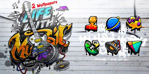 Music life GO Launcher Theme screenshot 5
