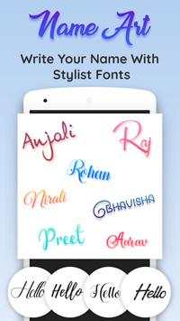 Name Art Photo Editor screenshot 1