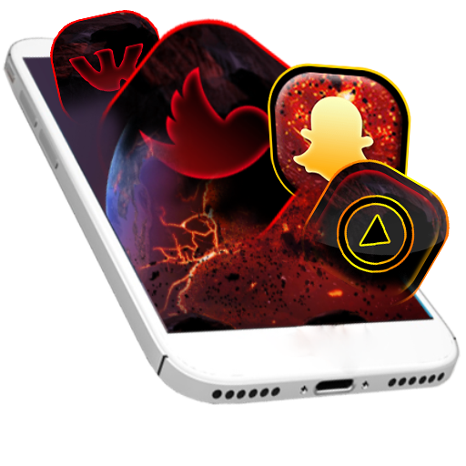 Scorched Universe Launcher Theme icon