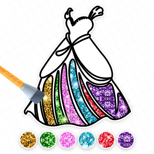Princess Coloring Book: Fun Dressing Game icon