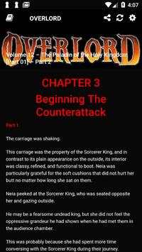 Overlord Novel Apps screenshot 4