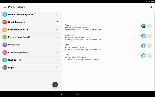 Parola Gizleyici ve Yöneticisi screenshot 8