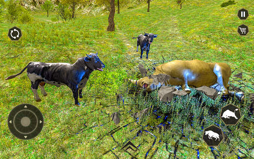 Angry Bull Attack - Wild Animal Simulator screenshot 6