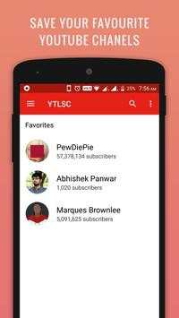 Live Subscriber Count + Widget for Youtube - YTLSC screenshot 1