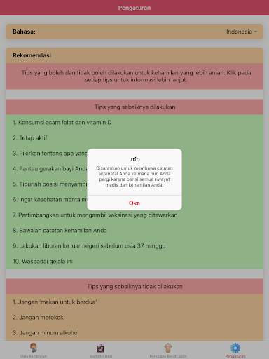 Kalkulator Kehamilan: Persalinan & Usia Kehamilan screenshot 10