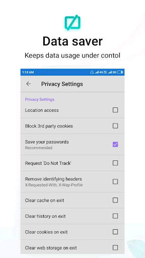 NiX Browser - Fast , Secure & Free Browsing screenshot 3