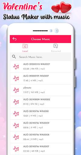 Valentine's Day Video Maker screenshot 7
